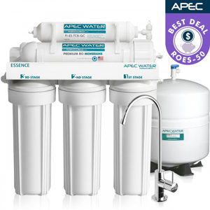 APEC Top Tier 5-Stage Ultra Veilige Omgekeerde Osmose Drinkwaterfiltersysteem (ESSENCE ROES-50)