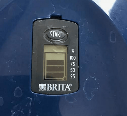 resetknop Brita Marella Waterfilter