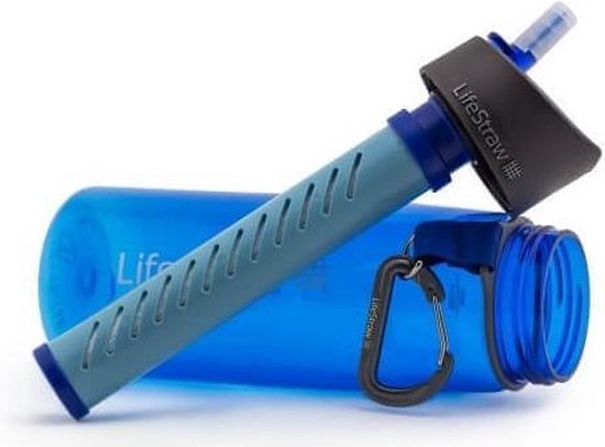 LifeStraw® drinkfles met waterfilter Go 2-stage filtration - Blauw