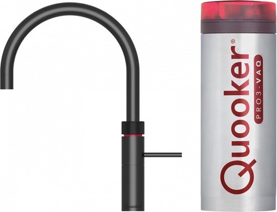 Quooker Fusion Round Black Kokendwaterkraan